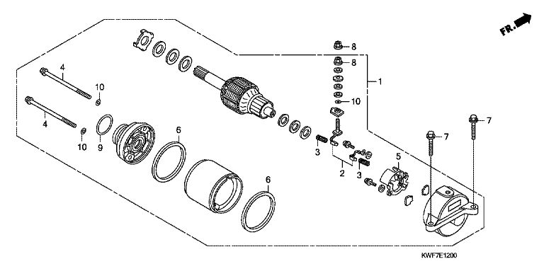 Moteur de demarrage No 27