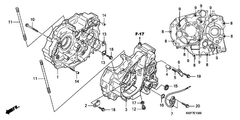 Carter moteur No 2942