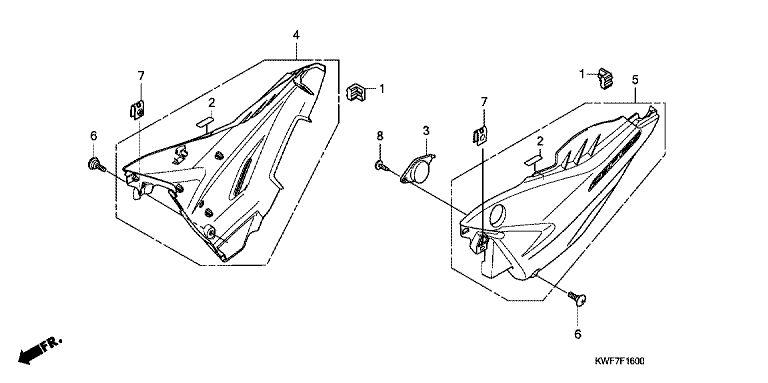Couvercle lateral No 173