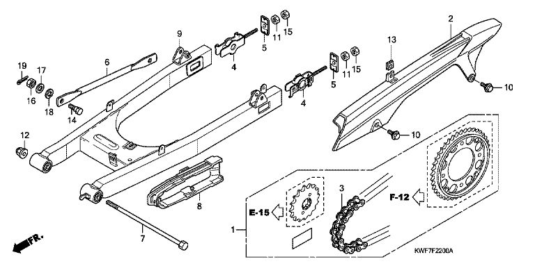 Bras oscillant No 3080