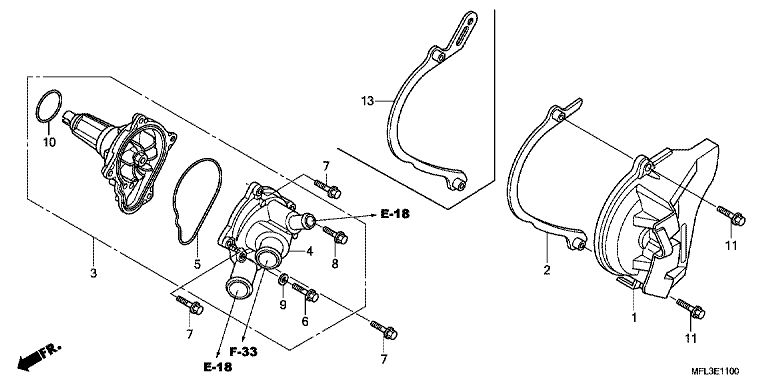 Pompe a eau No 1610