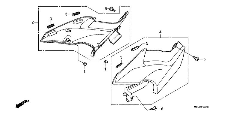 Couvercle lateral No 171