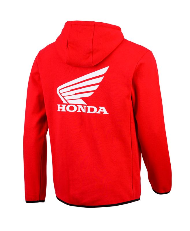 SWEAT CAPUCHE CORE HONDA ROUGE