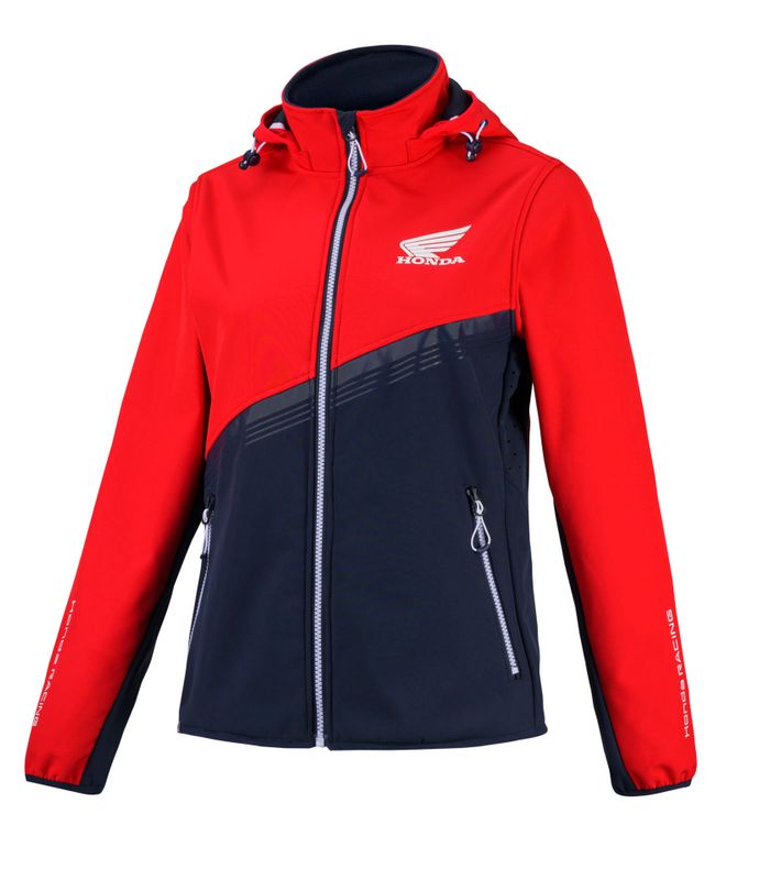 VESTE SOFTSHELL RACING HONDA FEMME